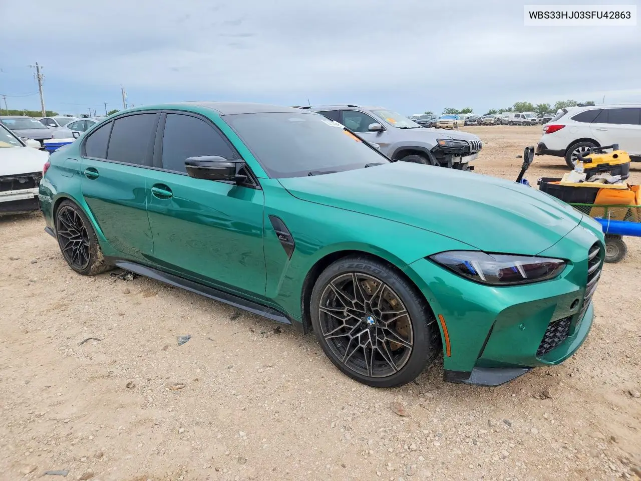 2025 BMW M3 Competition VIN: WBS33HJ03SFU42863 Lot: 55715506