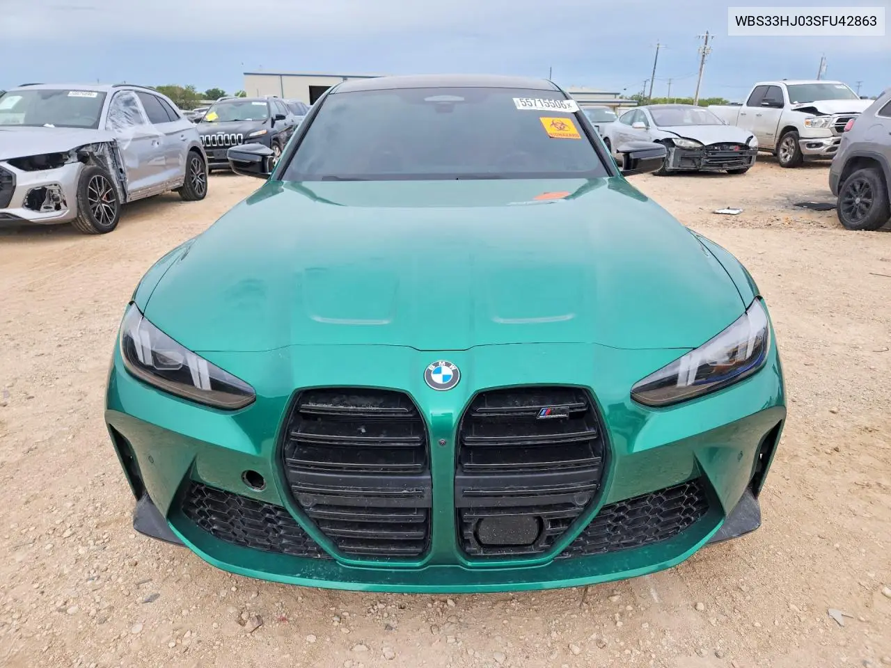 2025 BMW M3 Competition VIN: WBS33HJ03SFU42863 Lot: 55715506