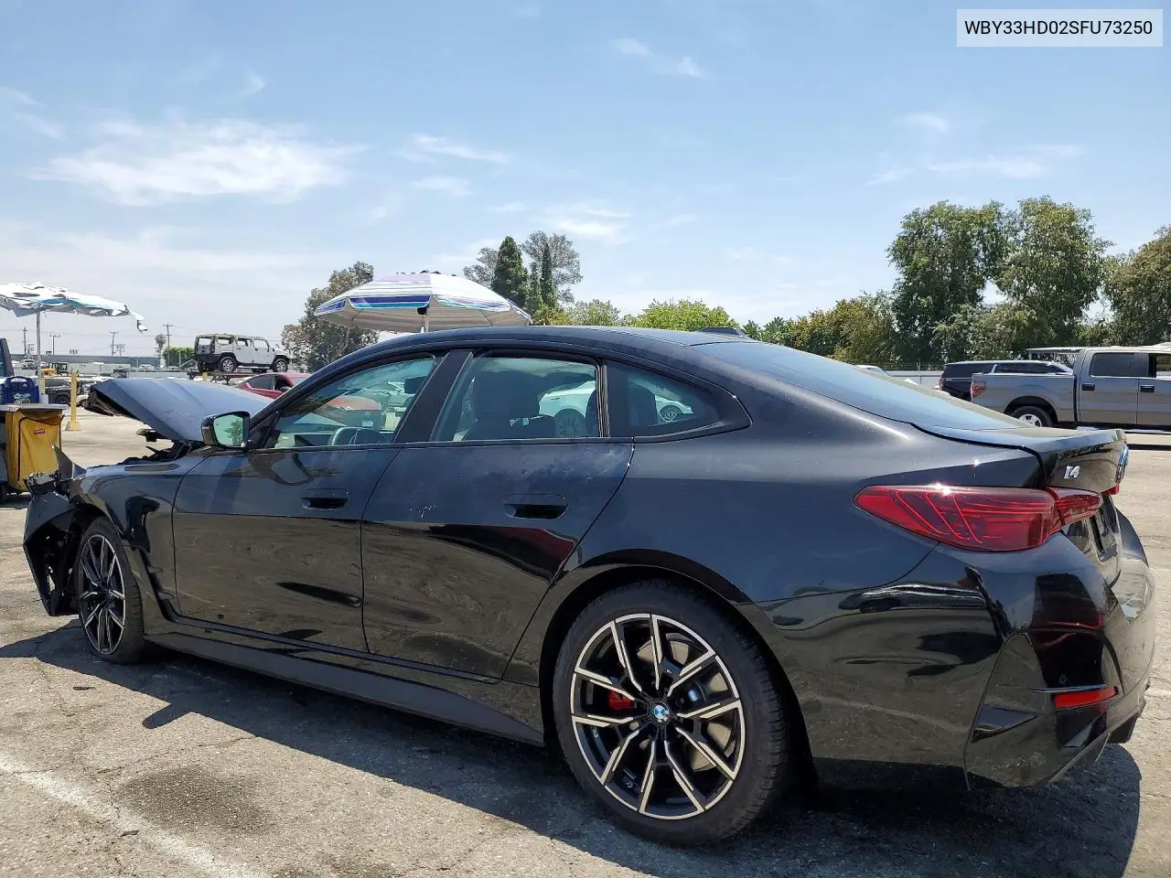 2025 BMW I4 M50 VIN: WBY33HD02SFU73250 Lot: 56033476