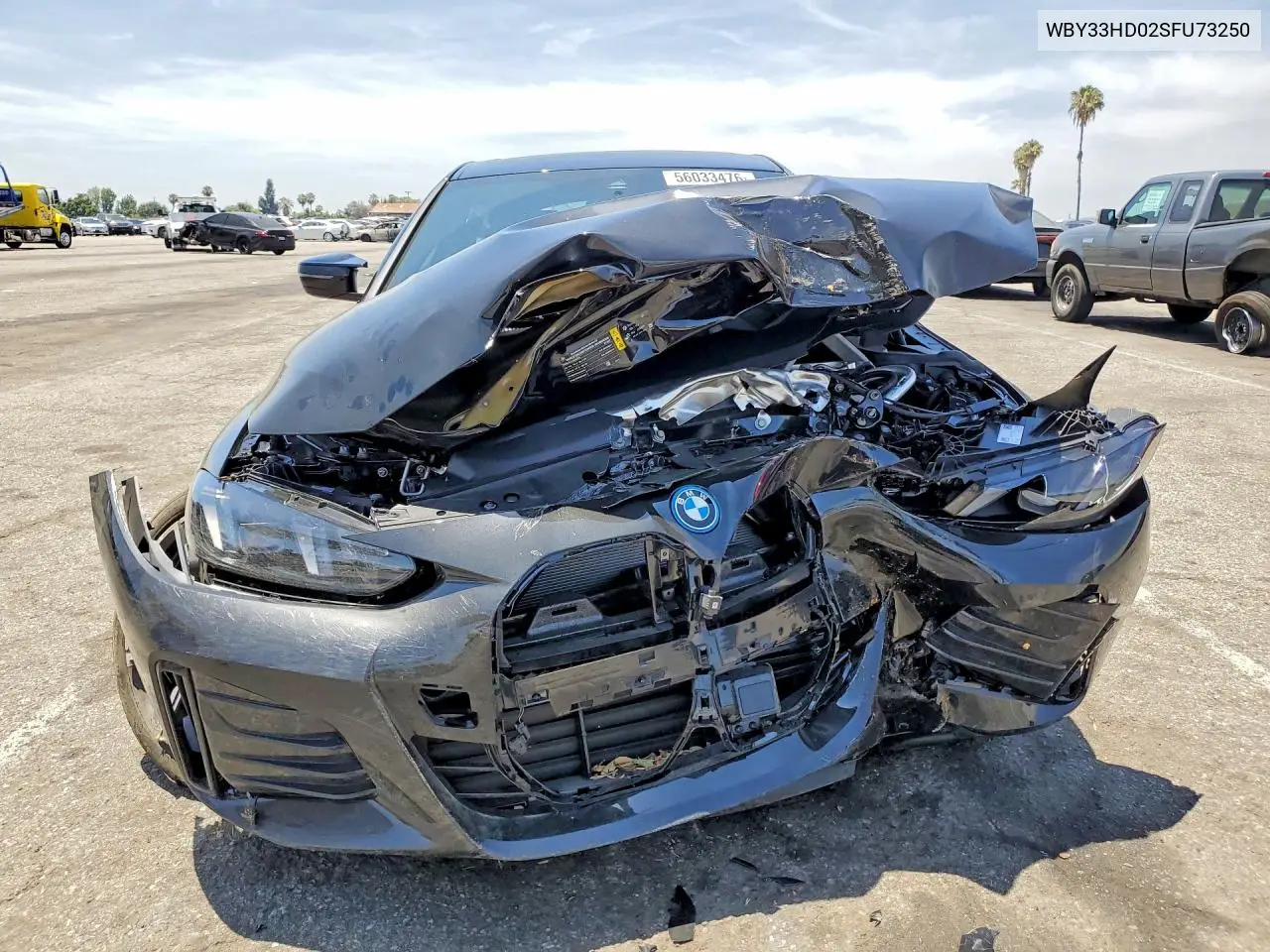2025 BMW I4 M50 VIN: WBY33HD02SFU73250 Lot: 56033476