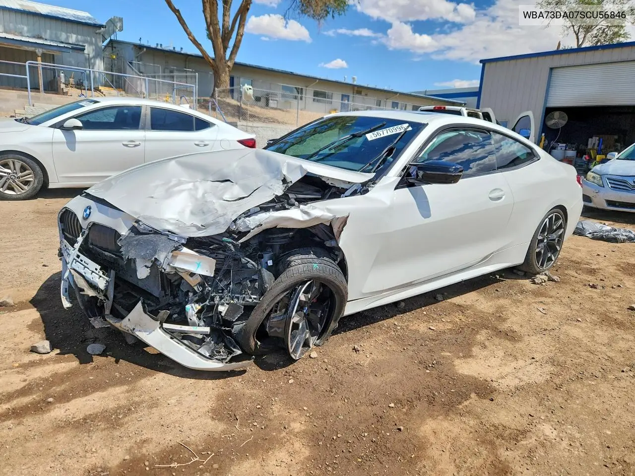 2025 BMW M440I VIN: WBA73DA07SCU56846 Lot: 56770996