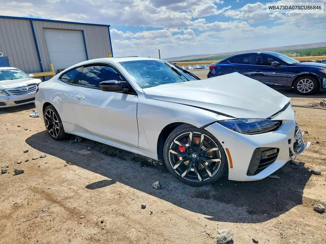 2025 BMW M440I VIN: WBA73DA07SCU56846 Lot: 56770996