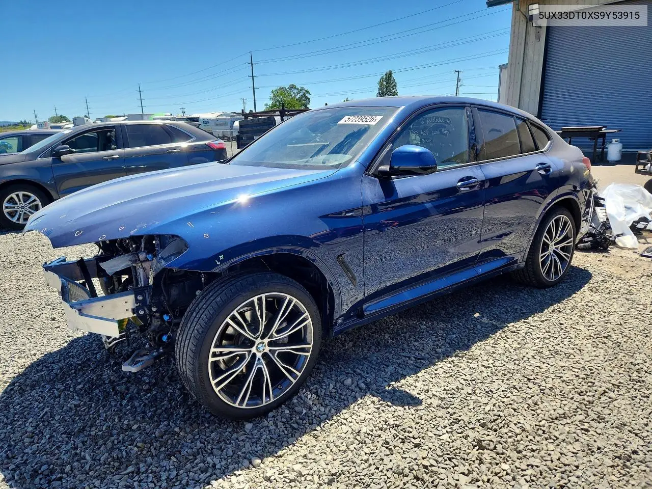 2025 BMW X4 xDrive30I VIN: 5UX33DT0XS9Y53915 Lot: 57239526