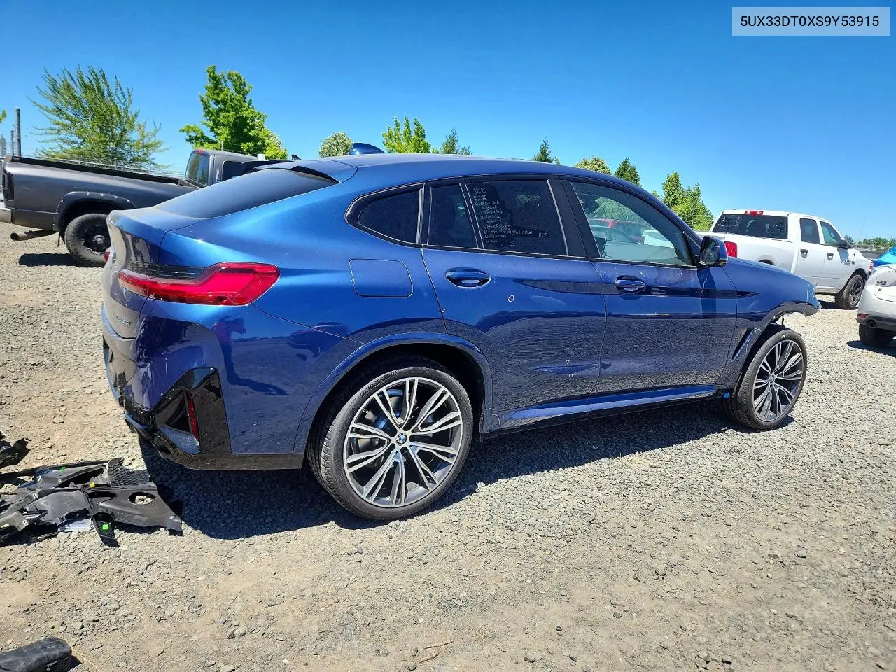 2025 BMW X4 xDrive30I VIN: 5UX33DT0XS9Y53915 Lot: 57239526