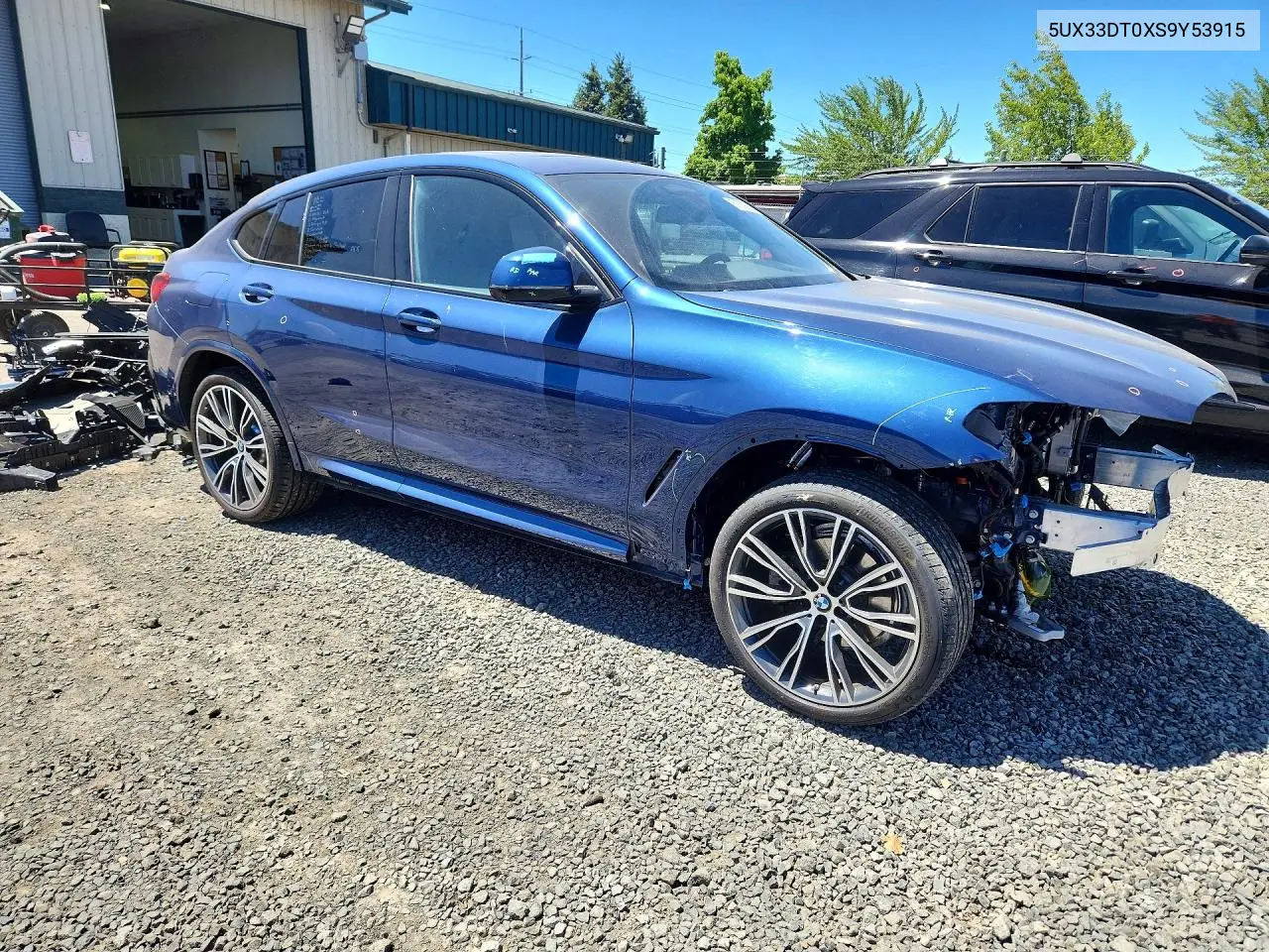 2025 BMW X4 xDrive30I VIN: 5UX33DT0XS9Y53915 Lot: 57239526