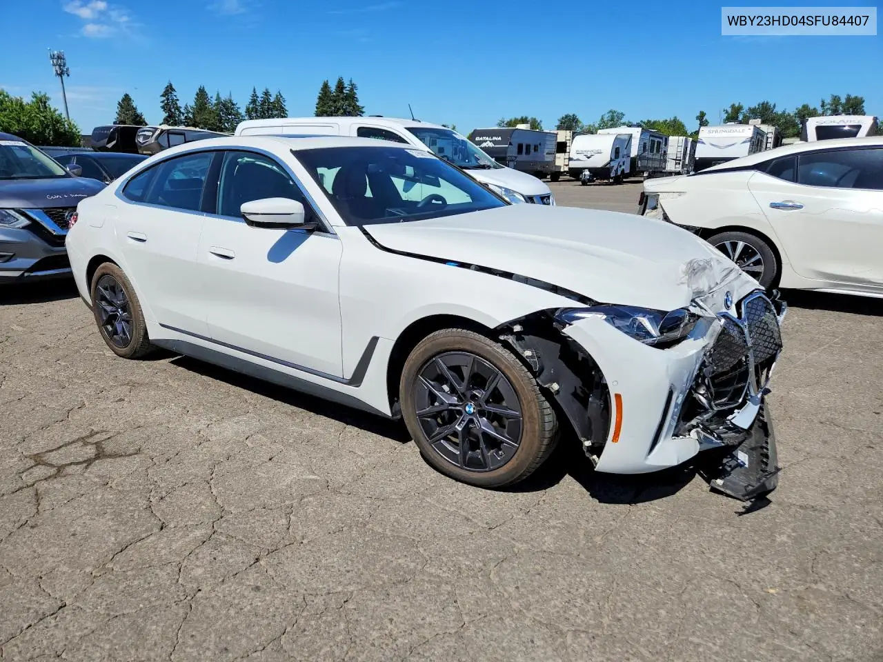2025 BMW I4 Edrive 40 VIN: WBY23HD04SFU84407 Lot: 57606726