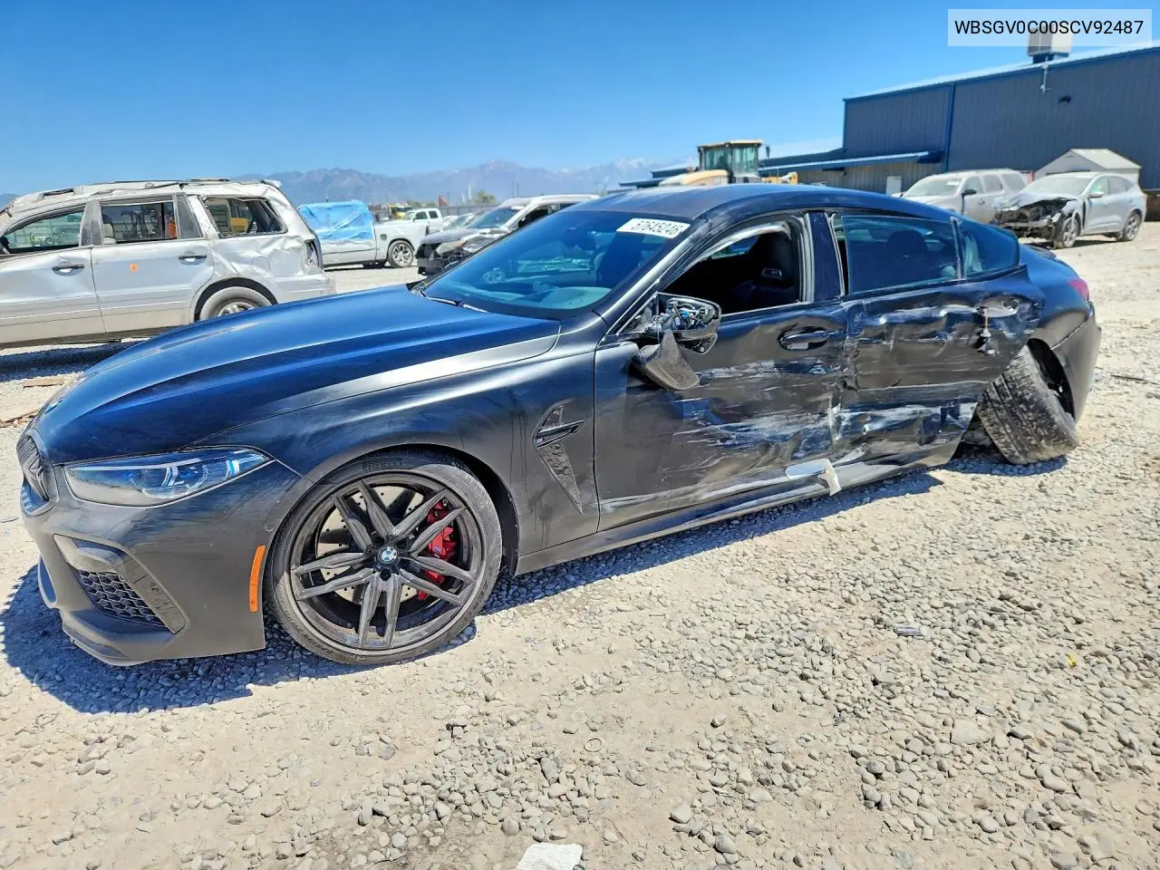 2025 BMW M8 VIN: WBSGV0C00SCV92487 Lot: 57645246