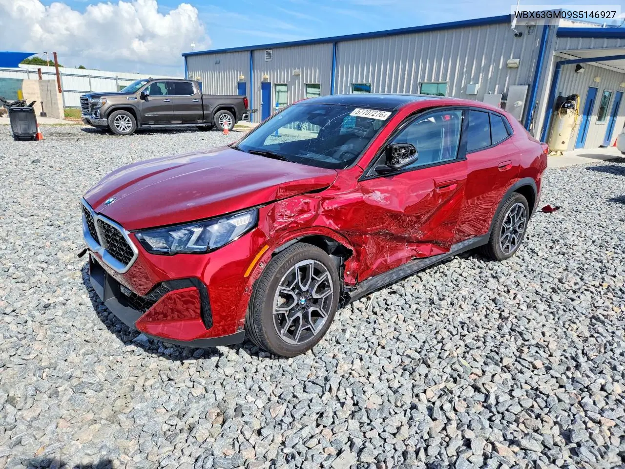2025 BMW X2 xDrive28I VIN: WBX63GM09S5146927 Lot: 57707276