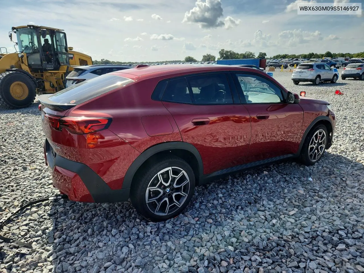 2025 BMW X2 xDrive28I VIN: WBX63GM09S5146927 Lot: 57707276