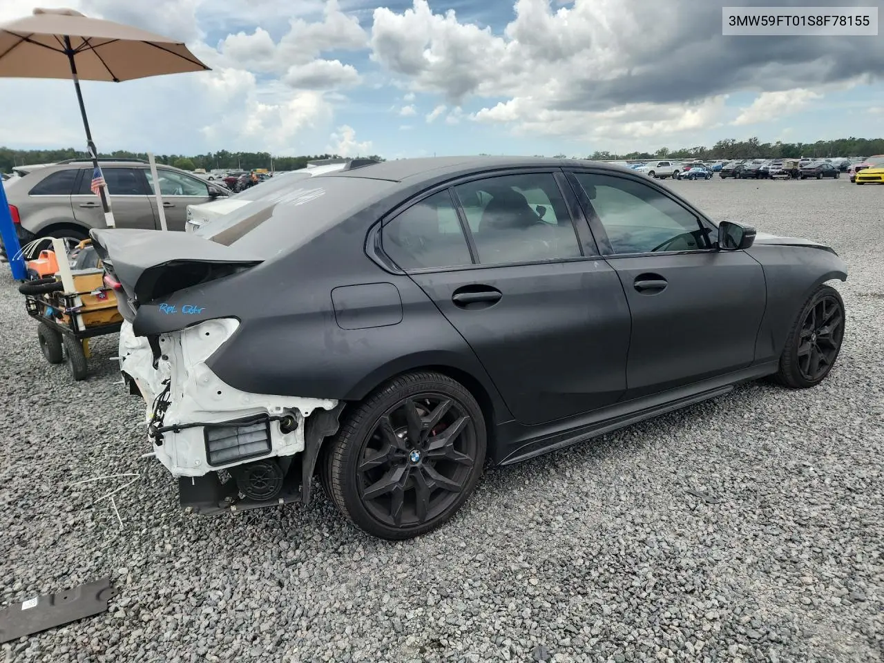 2025 BMW M340I VIN: 3MW59FT01S8F78155 Lot: 57717396