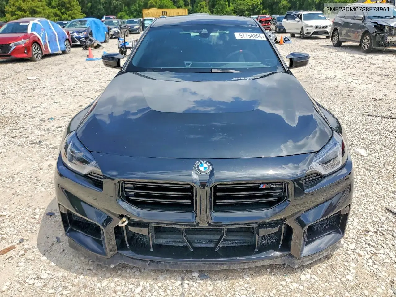 2025 BMW M2 VIN: 3MF23DM07S8F78961 Lot: 57754806