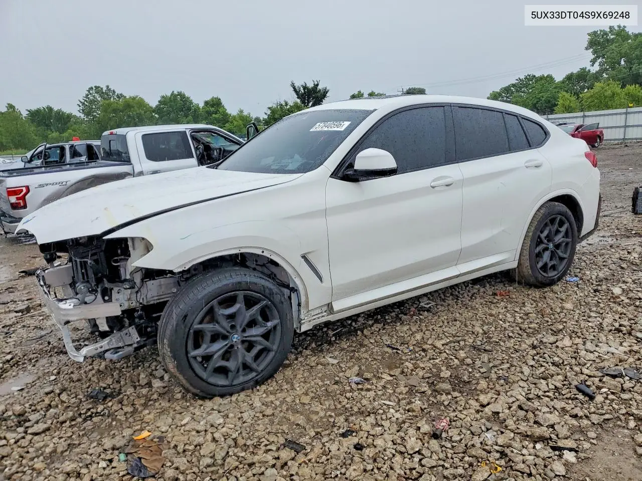 2025 BMW X4 xDrive30I VIN: 5UX33DT04S9X69248 Lot: 57840596