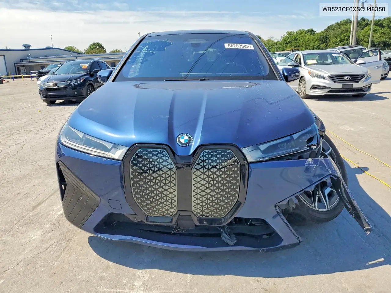 2025 BMW Ix xDrive50 VIN: WB523CF0XSCU48350 Lot: 58209086