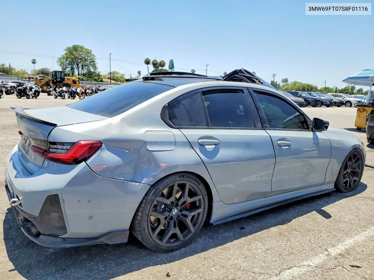 2025 BMW M340Xi VIN: 3MW69FT07S8F01116 Lot: 58390116