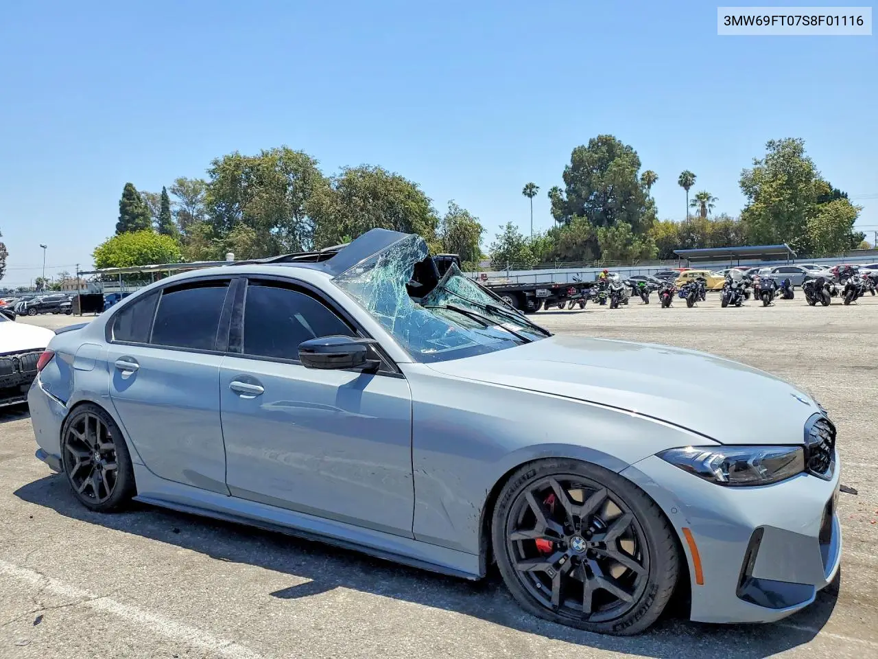 2025 BMW M340Xi VIN: 3MW69FT07S8F01116 Lot: 58390116