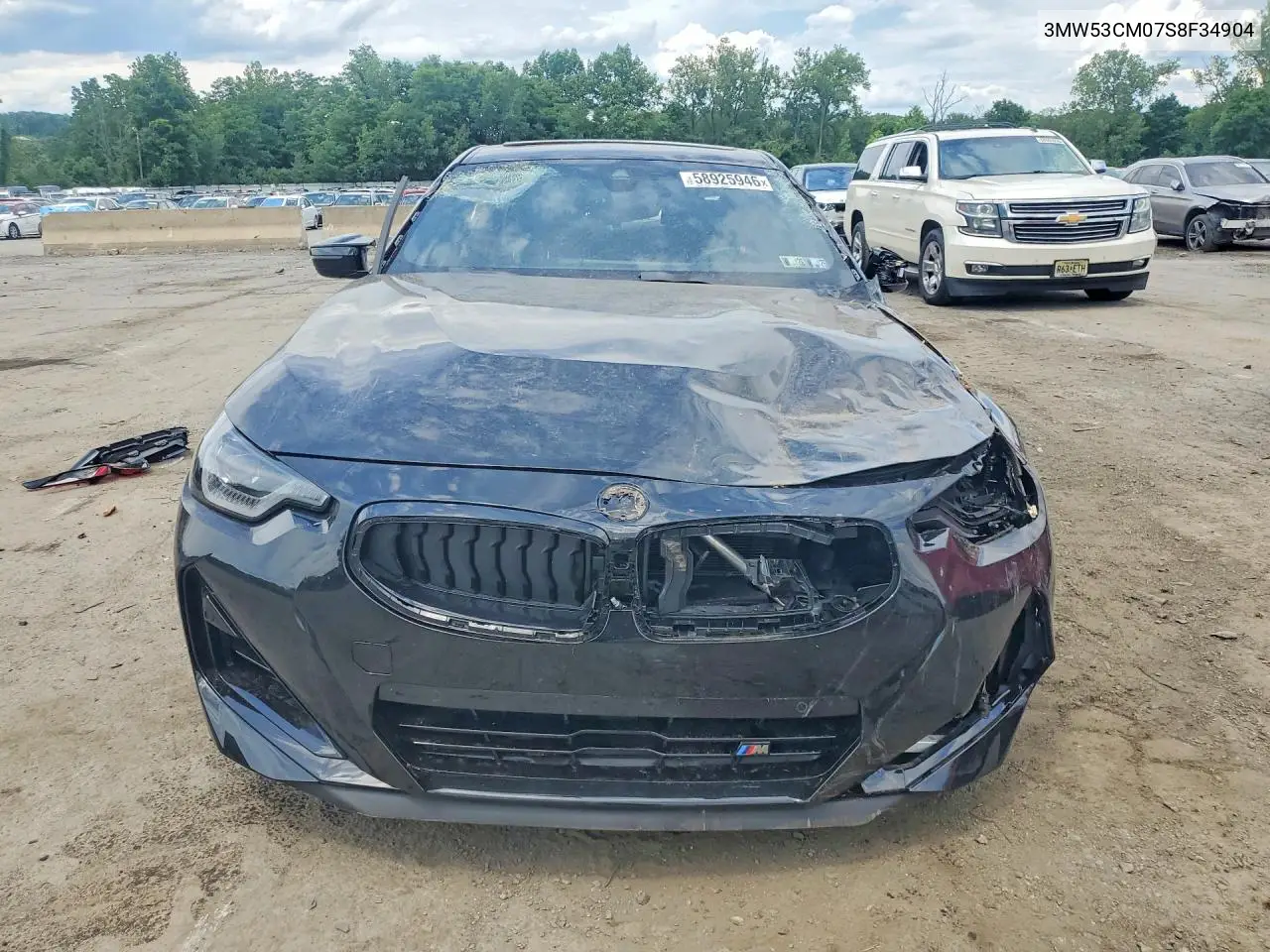 2025 BMW M240Xi VIN: 3MW53CM07S8F34904 Lot: 58925946