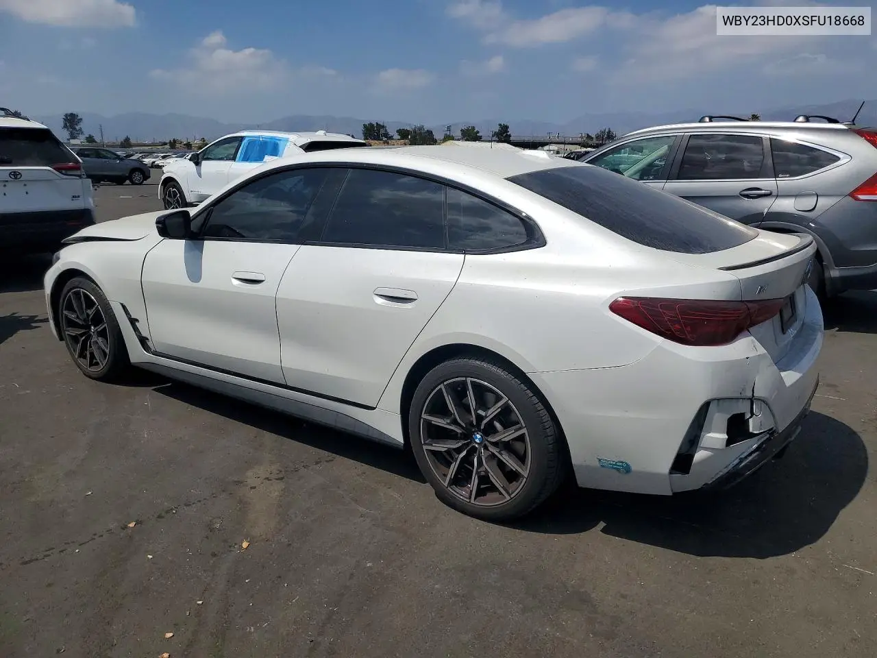 2025 BMW I4 Edrive 40 VIN: WBY23HD0XSFU18668 Lot: 59372466