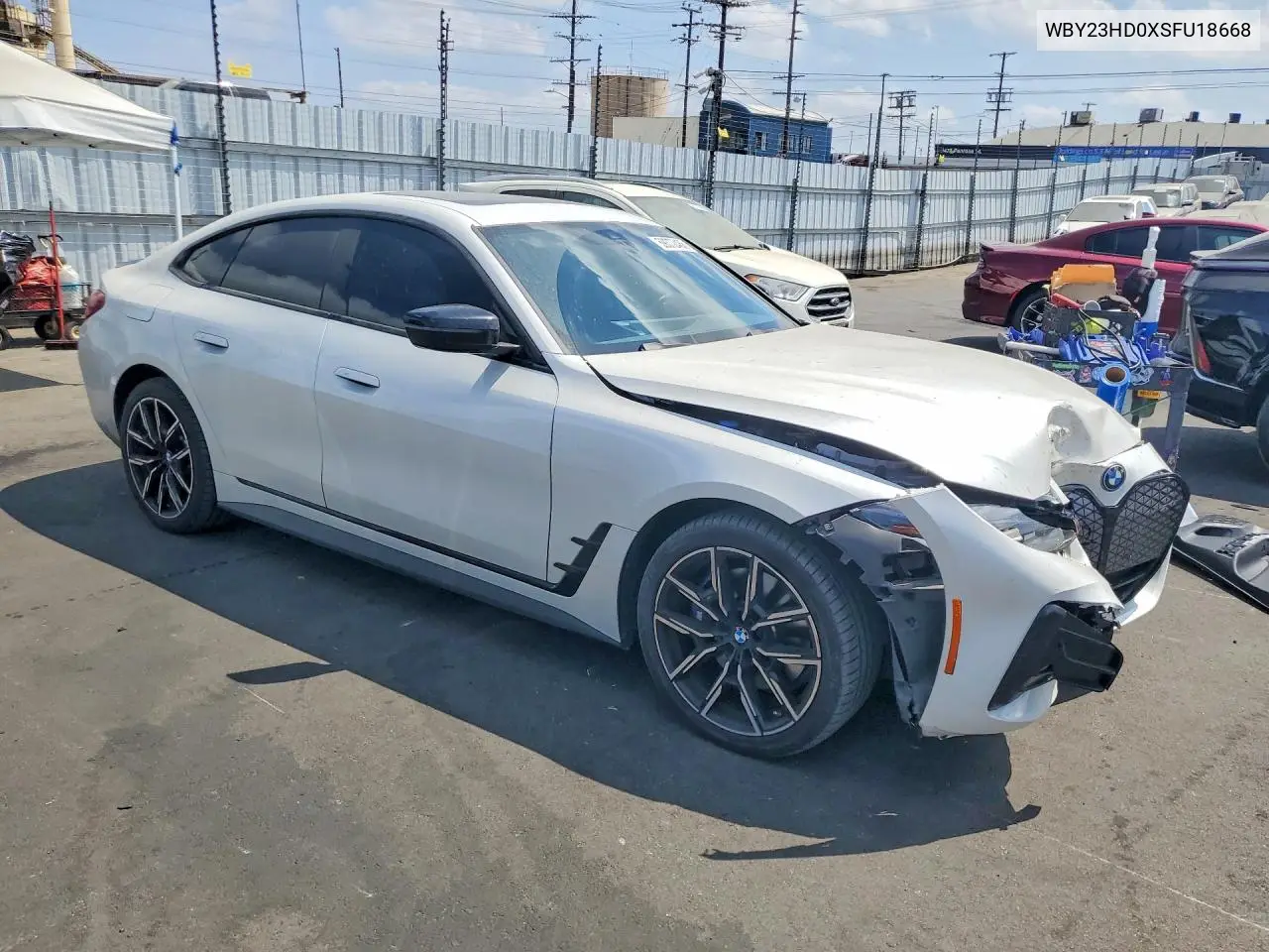 2025 BMW I4 Edrive 40 VIN: WBY23HD0XSFU18668 Lot: 59372466