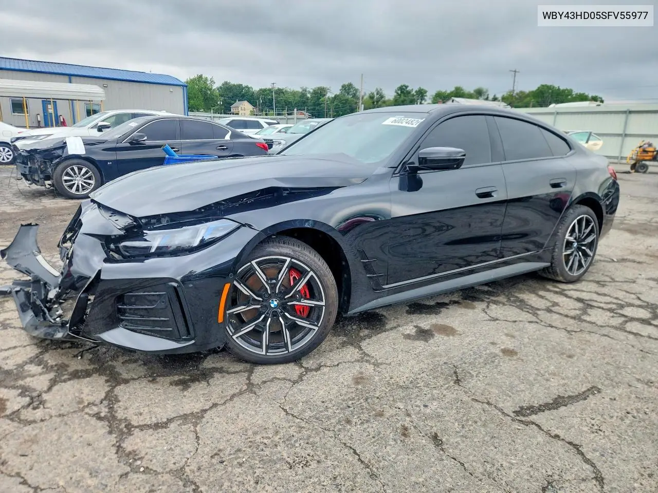 2025 BMW I4 xDrive 40 VIN: WBY43HD05SFV55977 Lot: 60024826