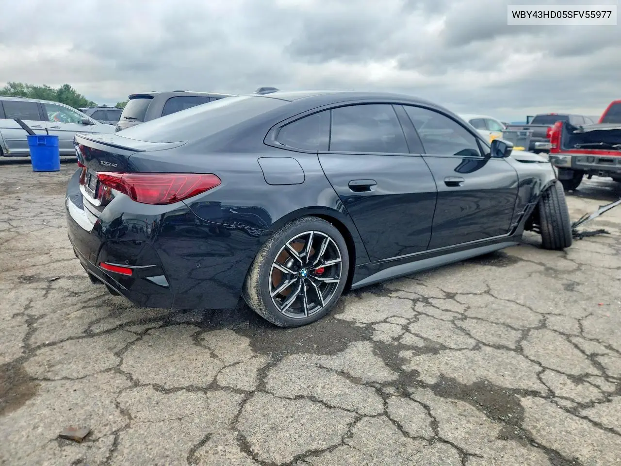 2025 BMW I4 xDrive 40 VIN: WBY43HD05SFV55977 Lot: 60024826