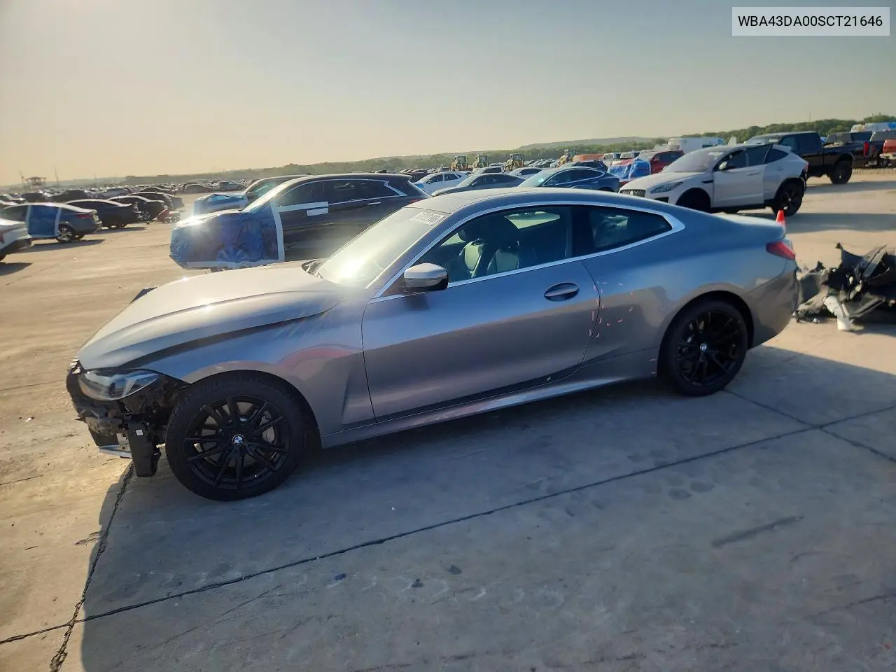 2025 BMW 430I VIN: WBA43DA00SCT21646 Lot: 61722106