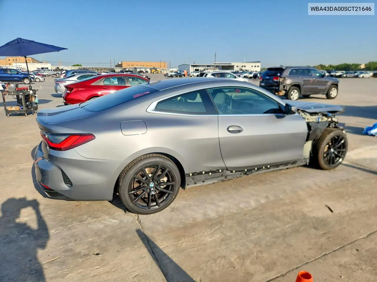 2025 BMW 430I VIN: WBA43DA00SCT21646 Lot: 61722106