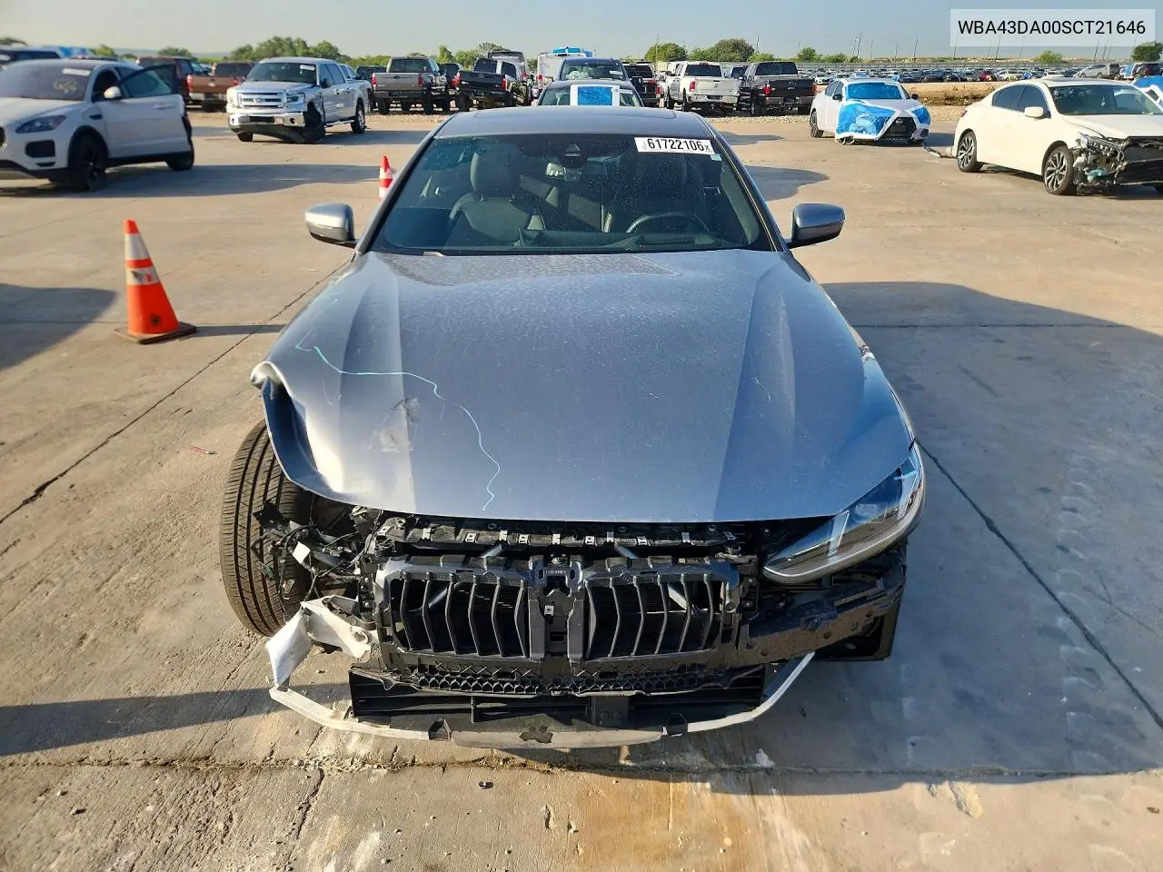 2025 BMW 430I VIN: WBA43DA00SCT21646 Lot: 61722106