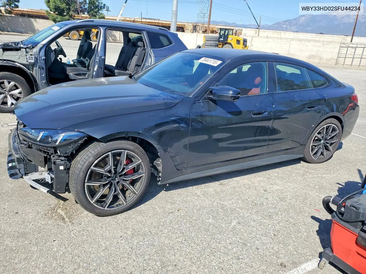 2025 BMW I4 M50 VIN: WBY33HD02SFU44234 Lot: 78441715