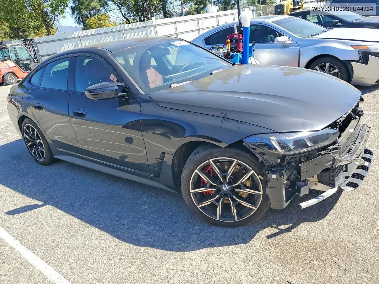 2025 BMW I4 M50 VIN: WBY33HD02SFU44234 Lot: 78441715