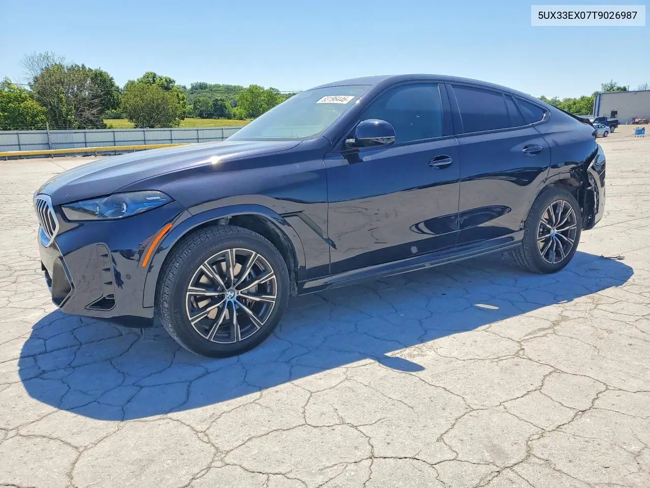 2026 BMW X6 xDrive40I VIN: 5UX33EX07T9026987 Lot: 53196446