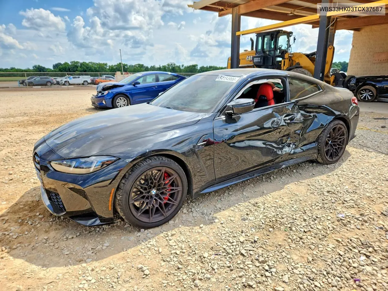 2026 BMW M4 Competition VIN: WBS33HK03TCX37687 Lot: 54154986