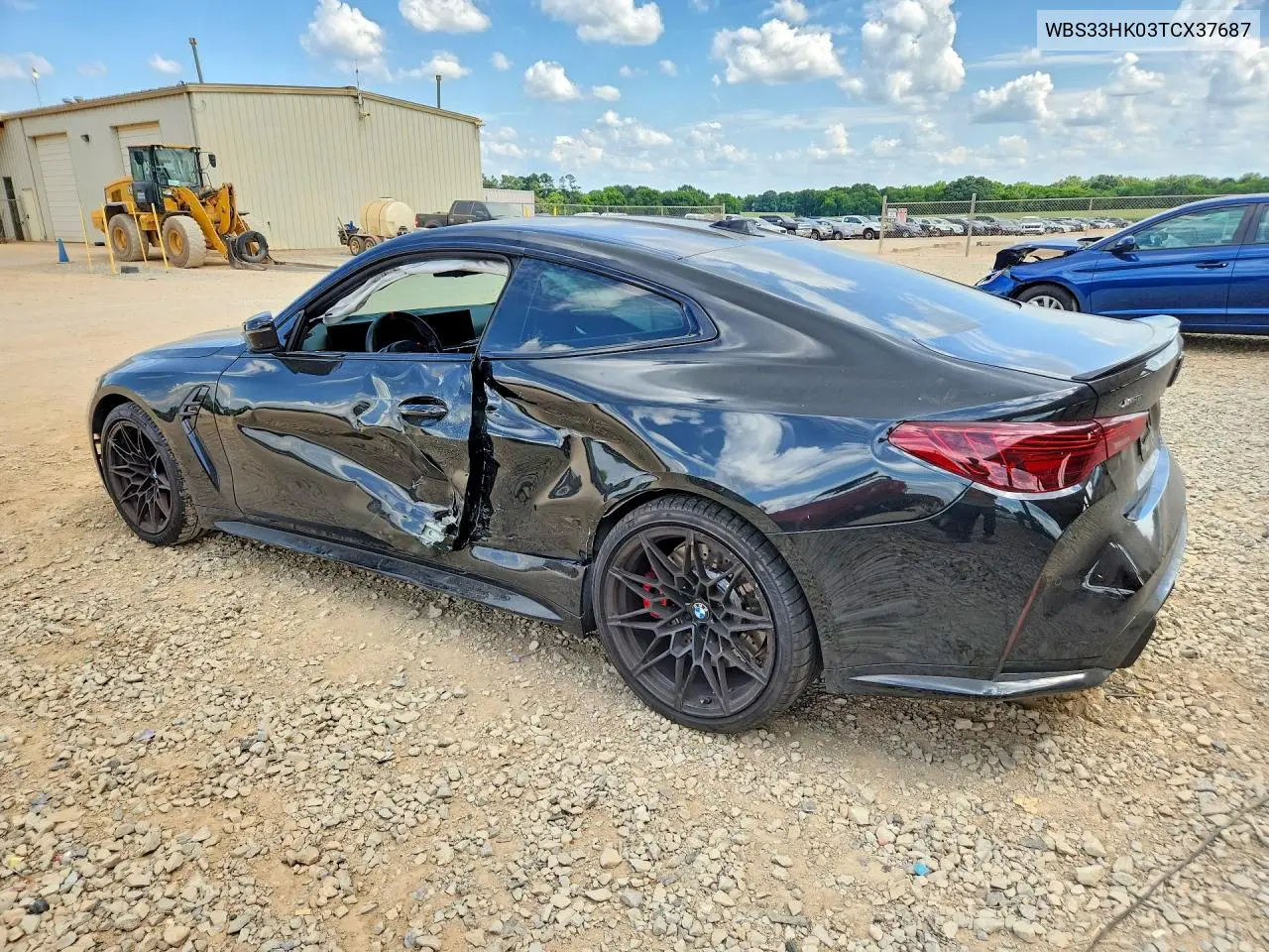 2026 BMW M4 Competition VIN: WBS33HK03TCX37687 Lot: 54154986