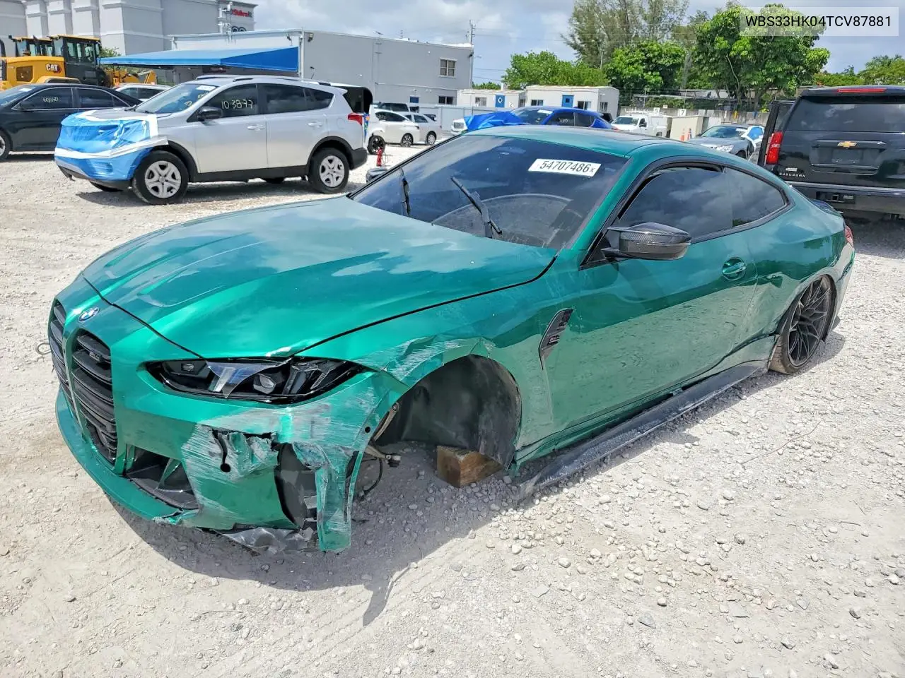 2026 BMW M4 Competition VIN: WBS33HK04TCV87881 Lot: 54707486