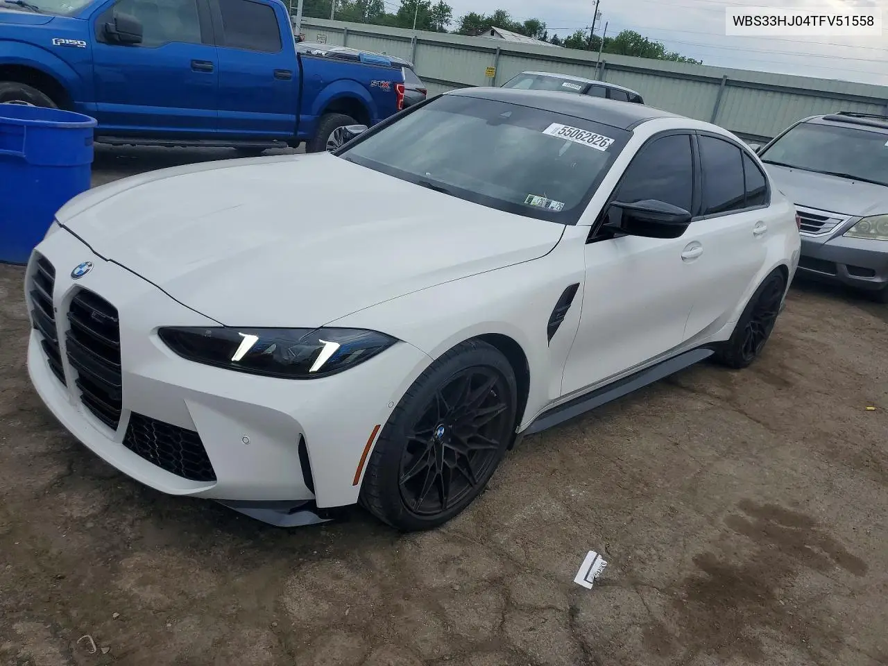 2026 BMW M3 Competition VIN: WBS33HJ04TFV51558 Lot: 55062826