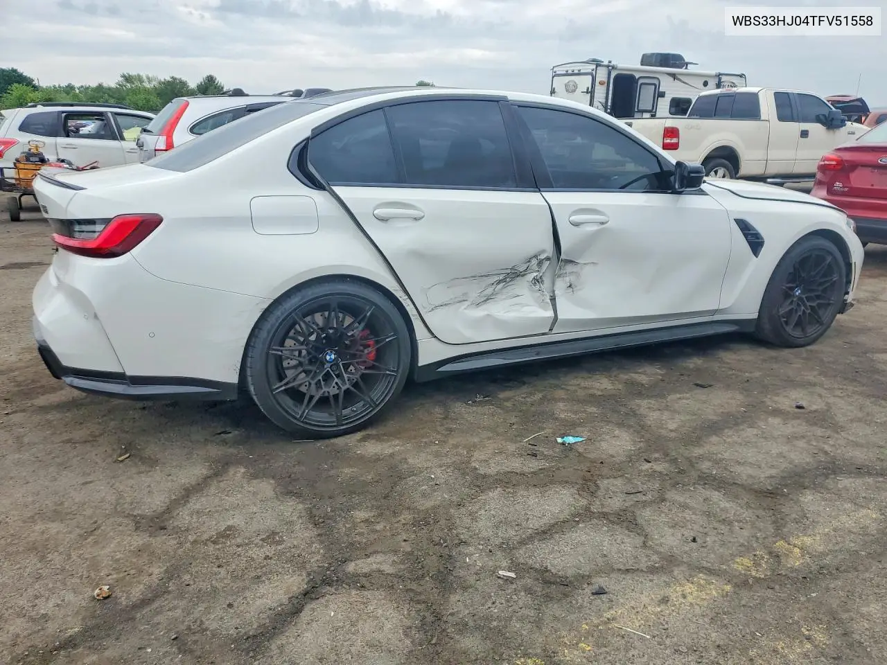 2026 BMW M3 Competition VIN: WBS33HJ04TFV51558 Lot: 55062826