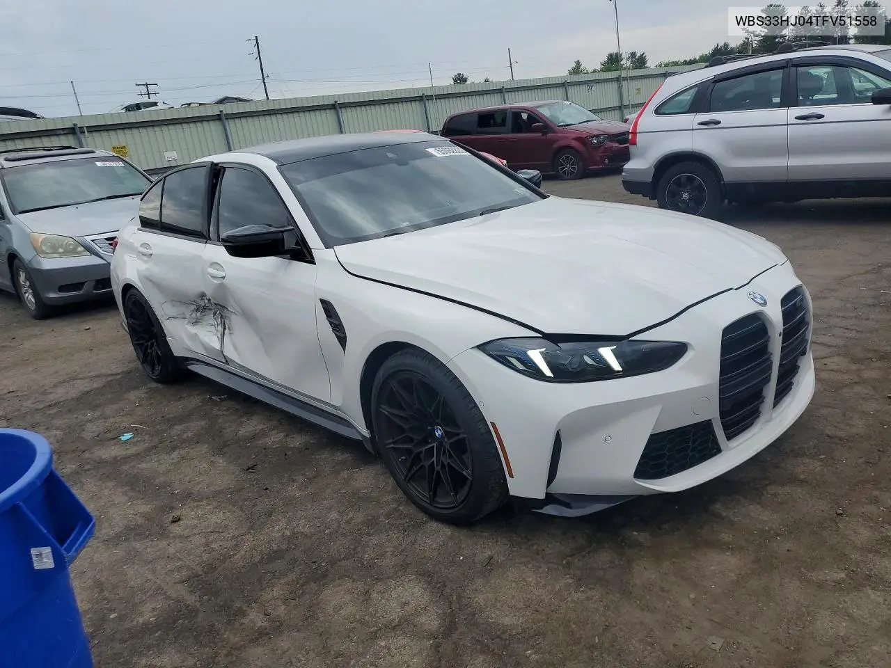 2026 BMW M3 Competition VIN: WBS33HJ04TFV51558 Lot: 55062826