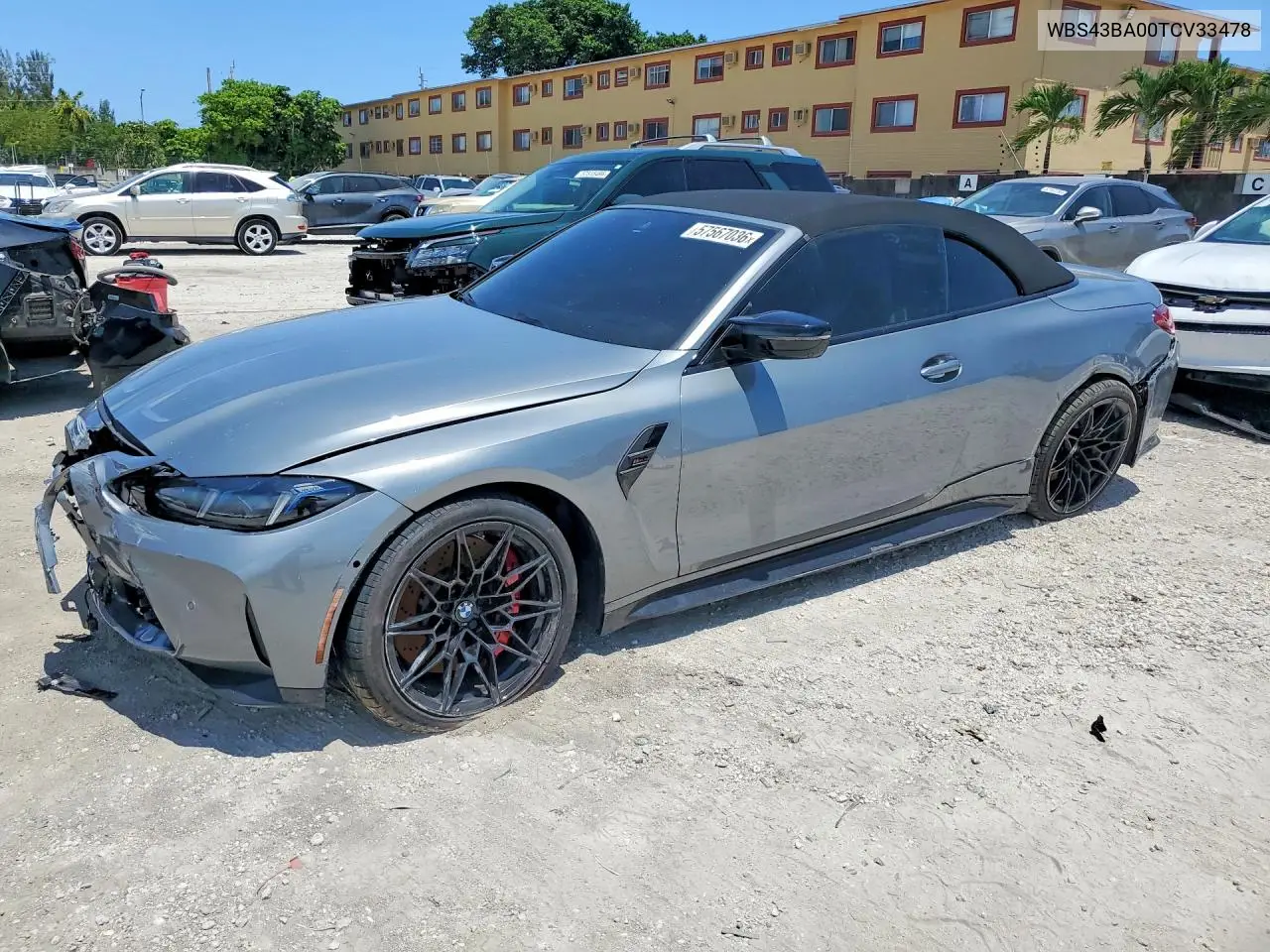 2026 BMW M4 Competition VIN: WBS43BA00TCV33478 Lot: 57567036