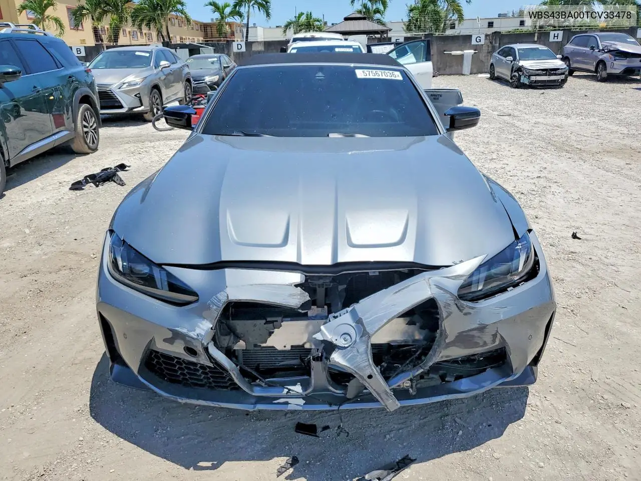 2026 BMW M4 Competition VIN: WBS43BA00TCV33478 Lot: 57567036