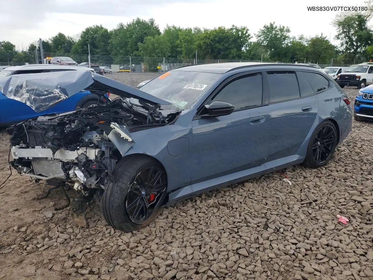 2026 BMW M5 Touring VIN: WBS83GV07TCX50180 Lot: 59170576