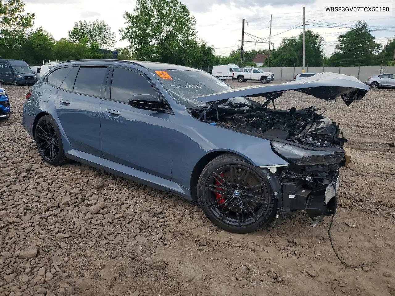 2026 BMW M5 Touring VIN: WBS83GV07TCX50180 Lot: 59170576