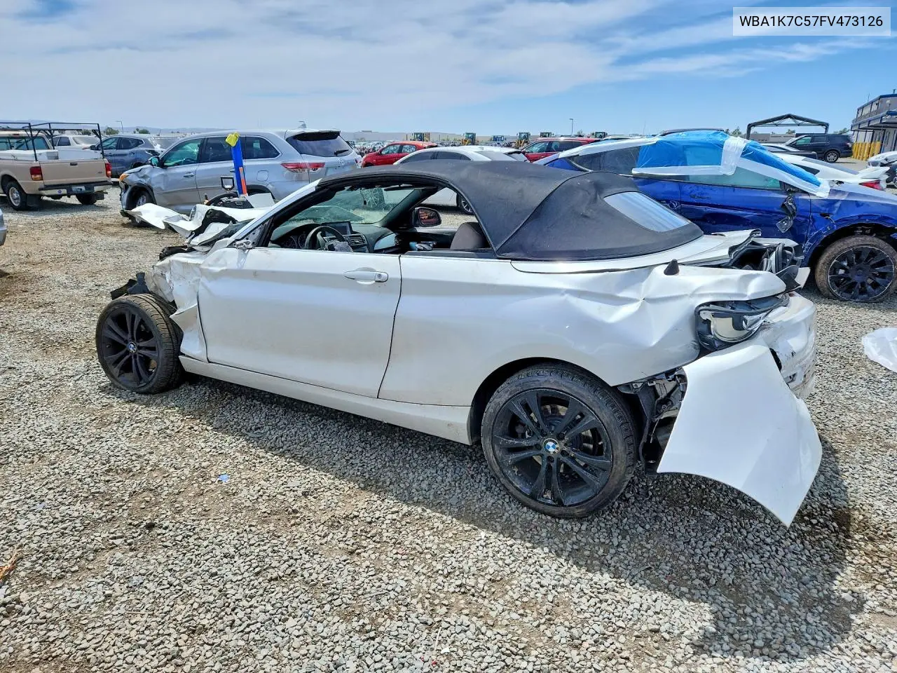 2015 BMW 228 Xi VIN: WBA1K7C57FV473126 Lot: 51568386