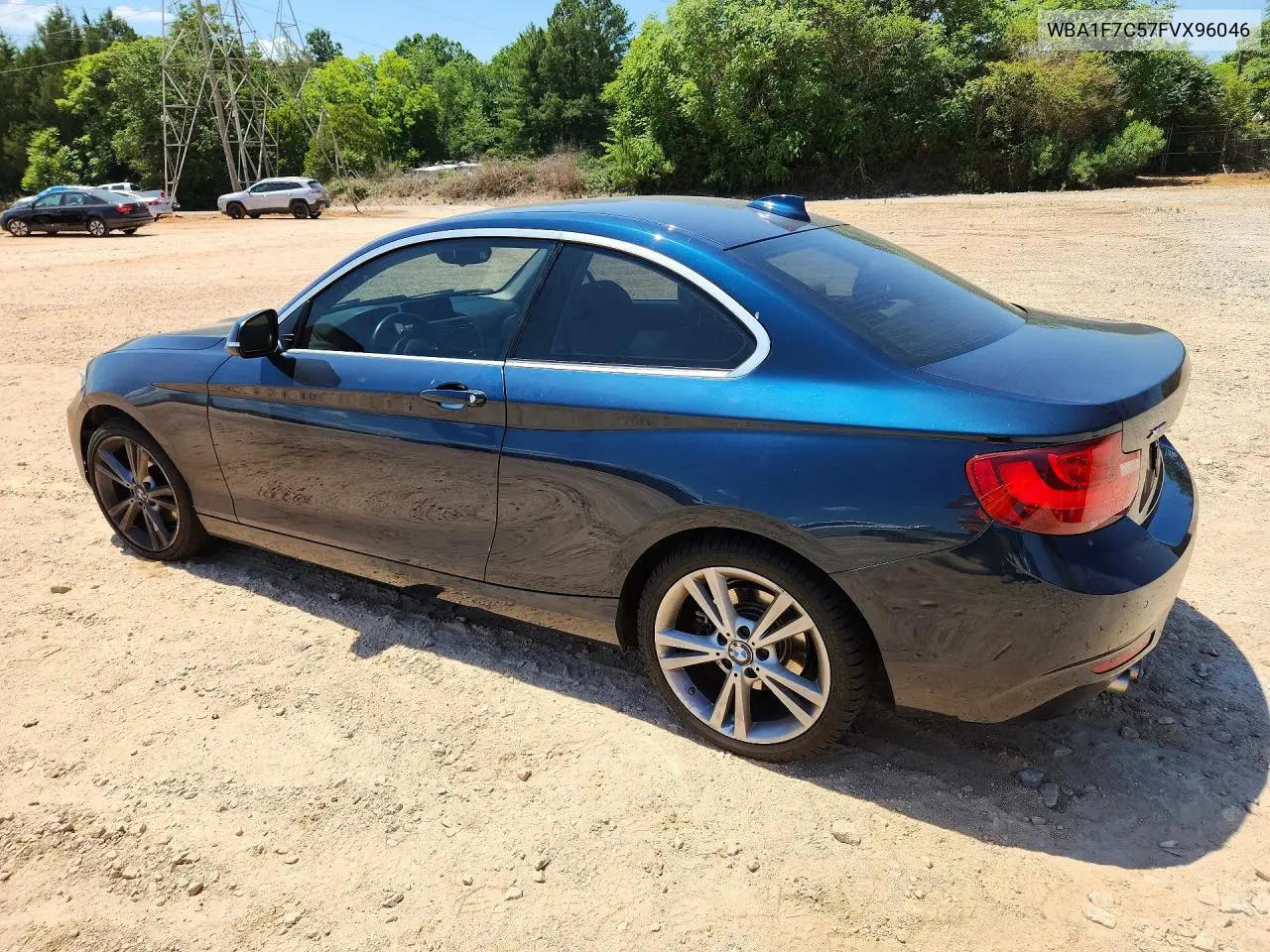 2015 BMW 228 Xi VIN: WBA1F7C57FVX96046 Lot: 54267366