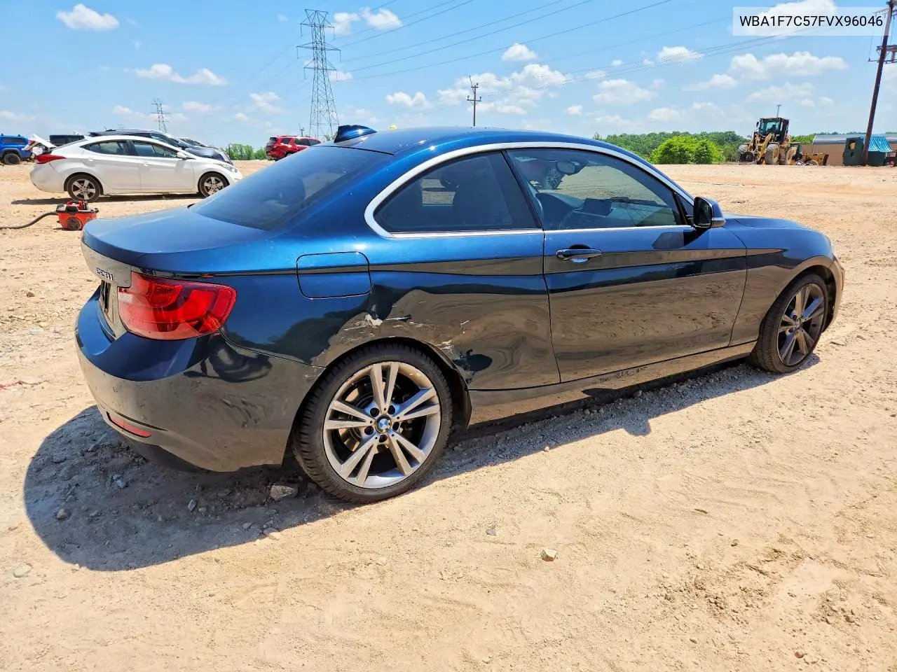 2015 BMW 228 Xi VIN: WBA1F7C57FVX96046 Lot: 54267366