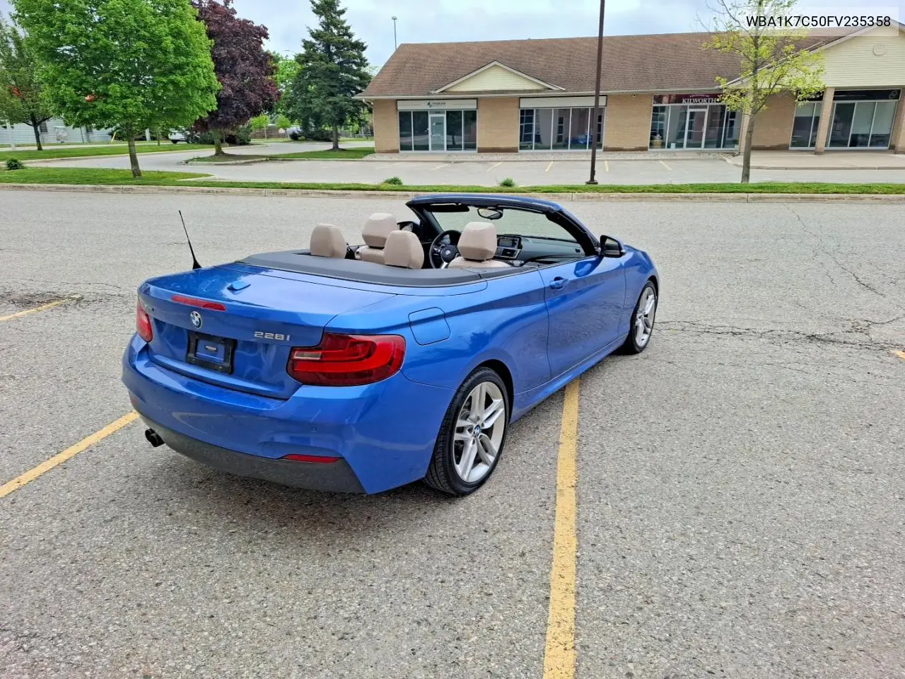 2015 BMW 228 Xi VIN: WBA1K7C50FV235358 Lot: 55233256