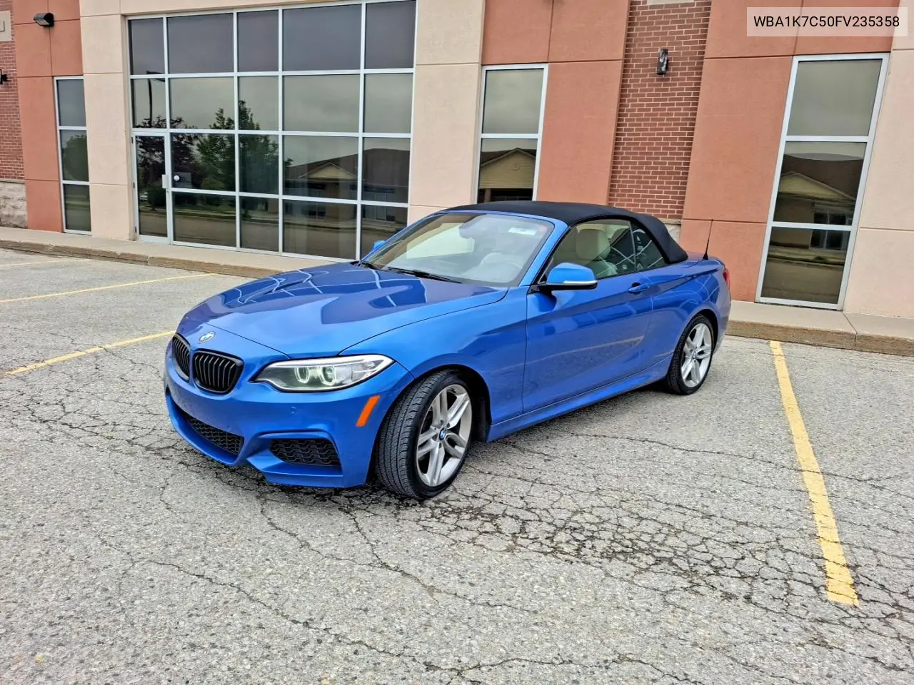 2015 BMW 228 Xi VIN: WBA1K7C50FV235358 Lot: 55233256