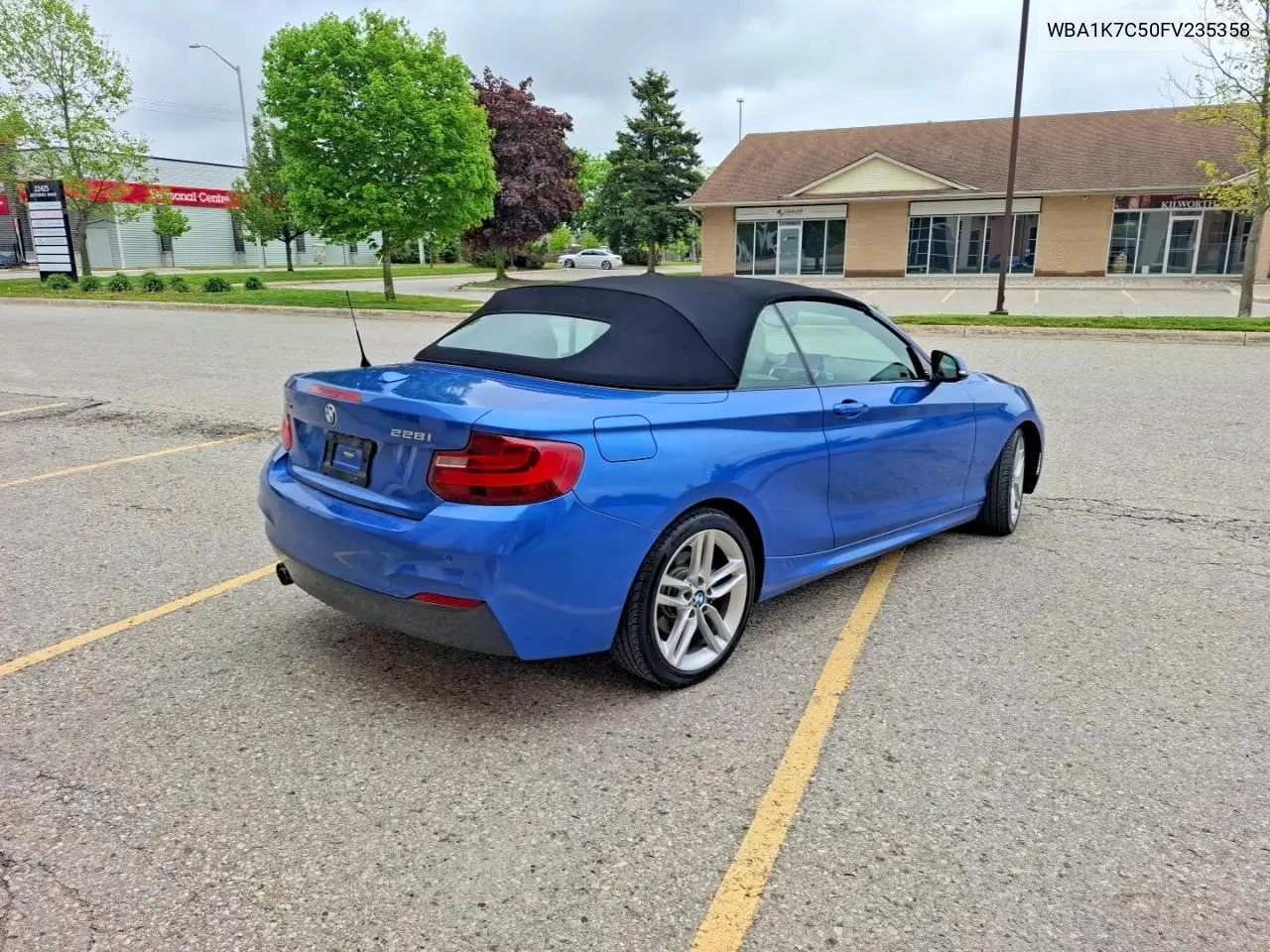2015 BMW 228 Xi VIN: WBA1K7C50FV235358 Lot: 55233256