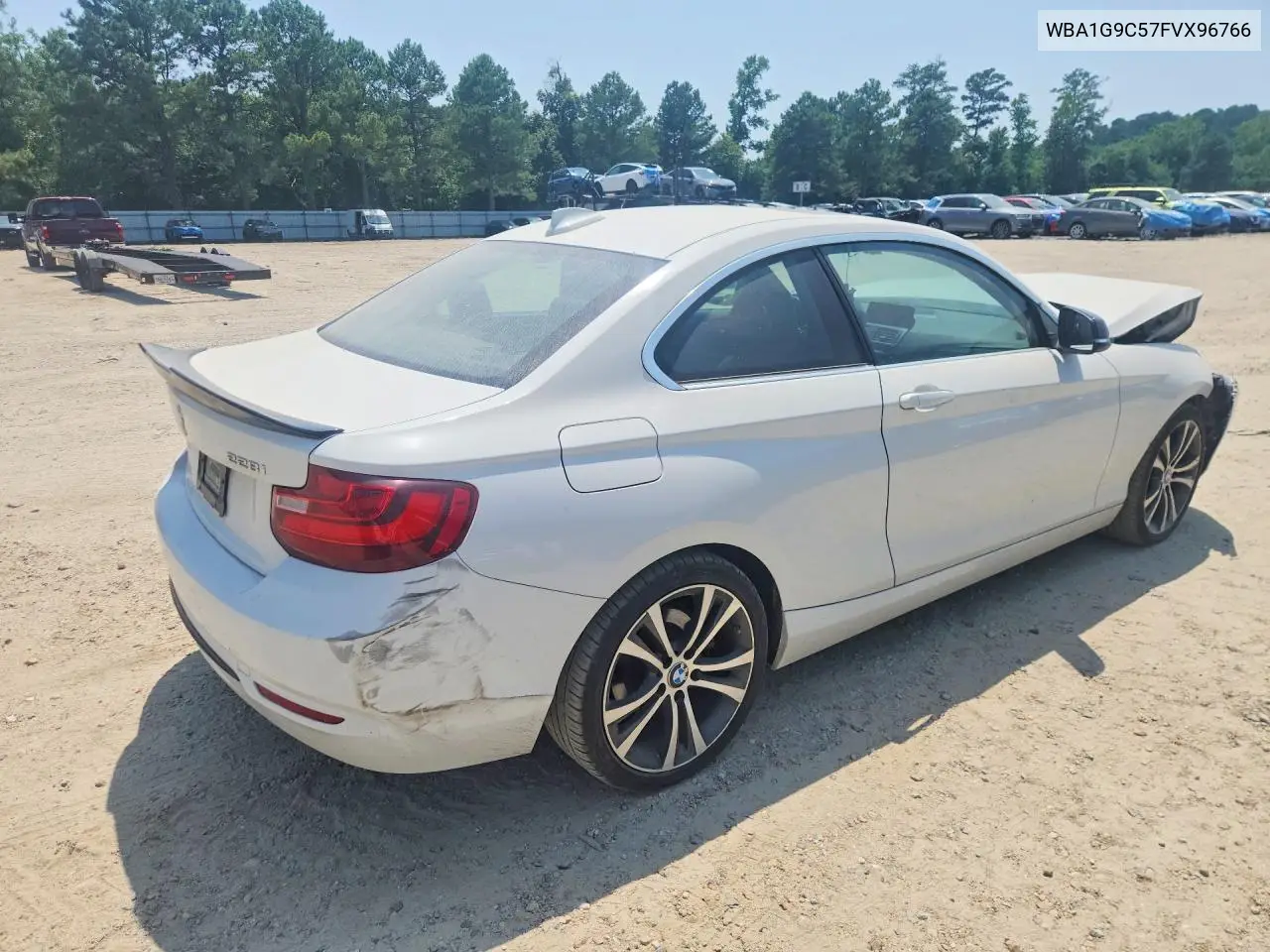 2015 BMW 228 Xi Sulev VIN: WBA1G9C57FVX96766 Lot: 58620386