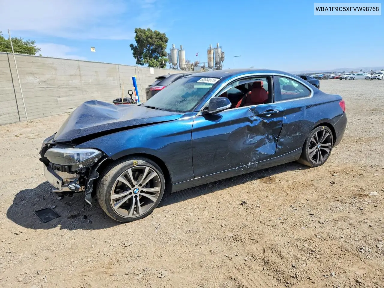 2015 BMW 228 I Sulev VIN: WBA1F9C5XFVW98768 Lot: 60834016