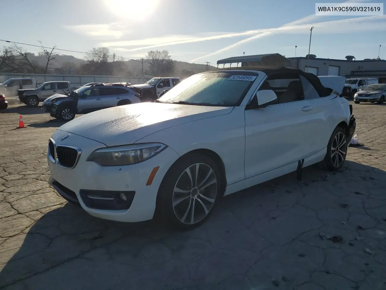 WBA1K9C59GV321619 2016 BMW 228 I Sulev