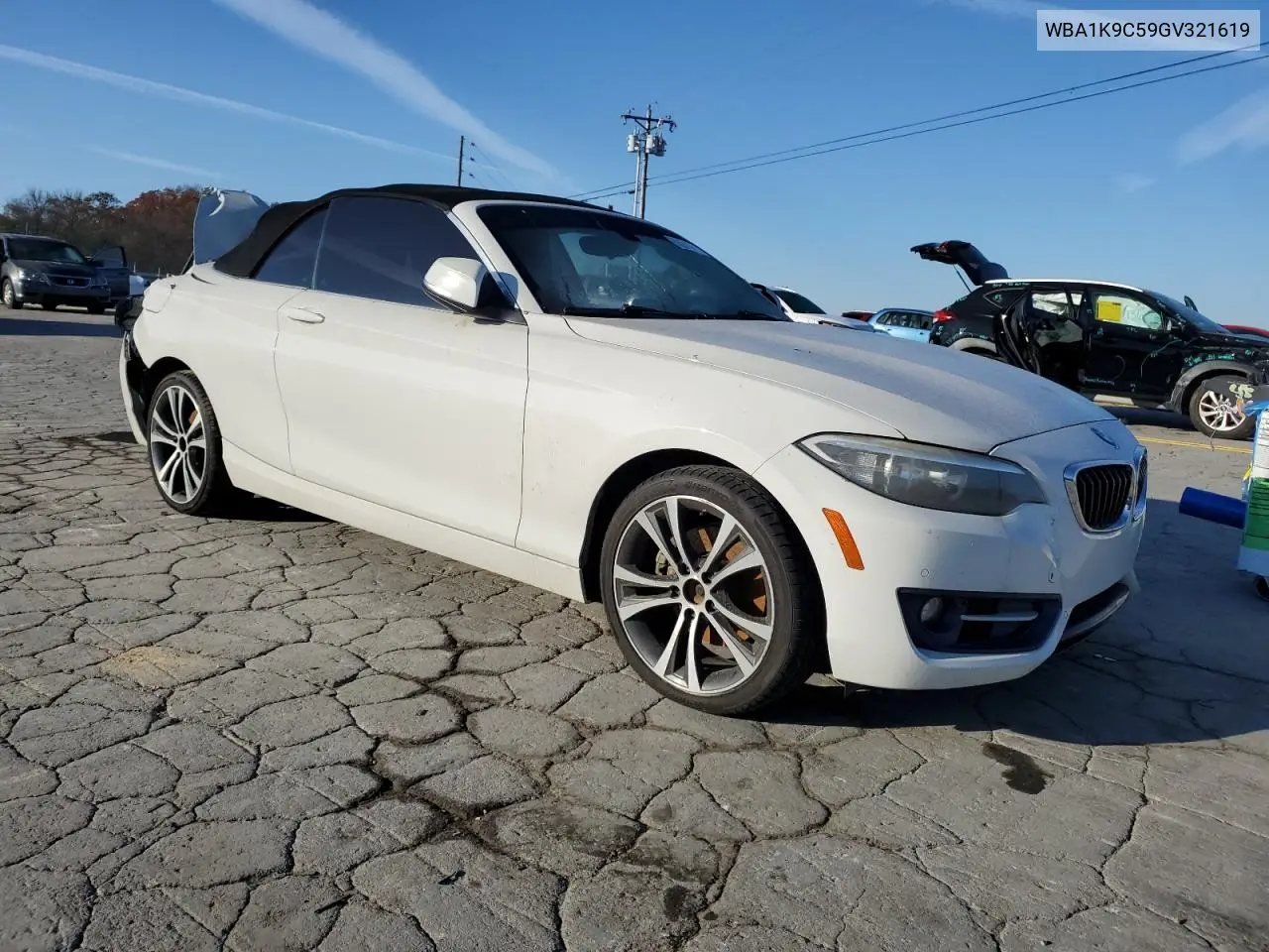 WBA1K9C59GV321619 2016 BMW 228 I Sulev